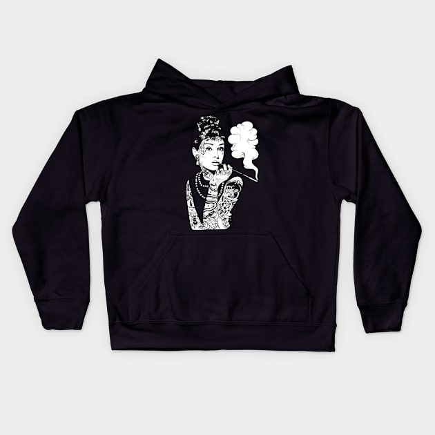 Stay Gold Audrey Kids Hoodie by Kingrocker Clothing